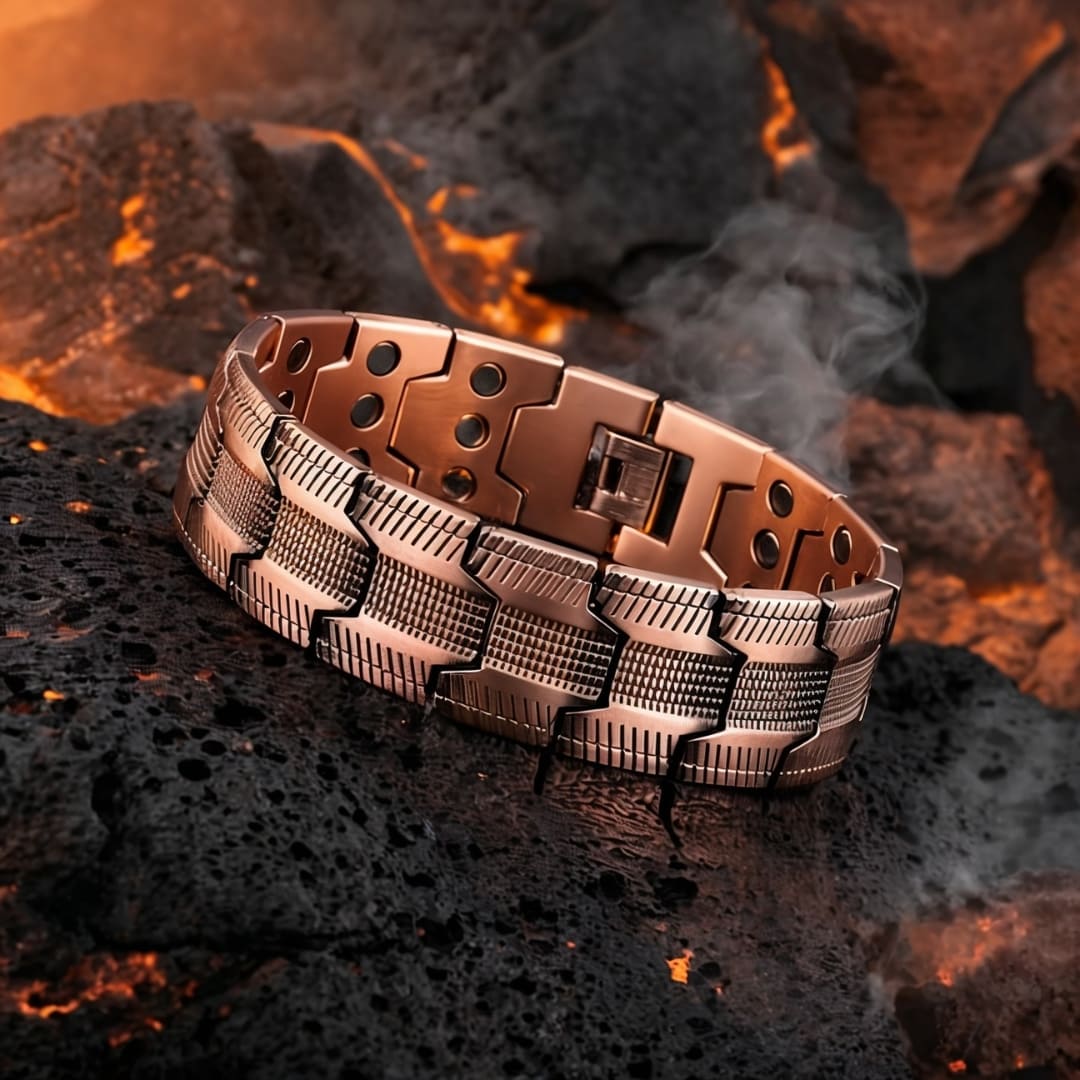 Bracelet magnétique en cuivre