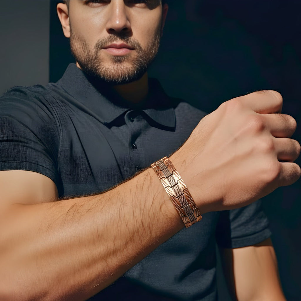 Bracelet Magnétique en Cuivre – Korasens